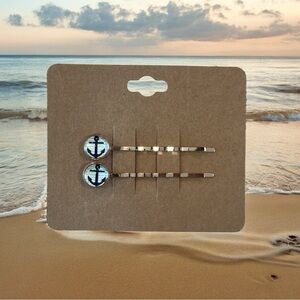 NEW Anchor’s Away Design Bobby-pin Set
